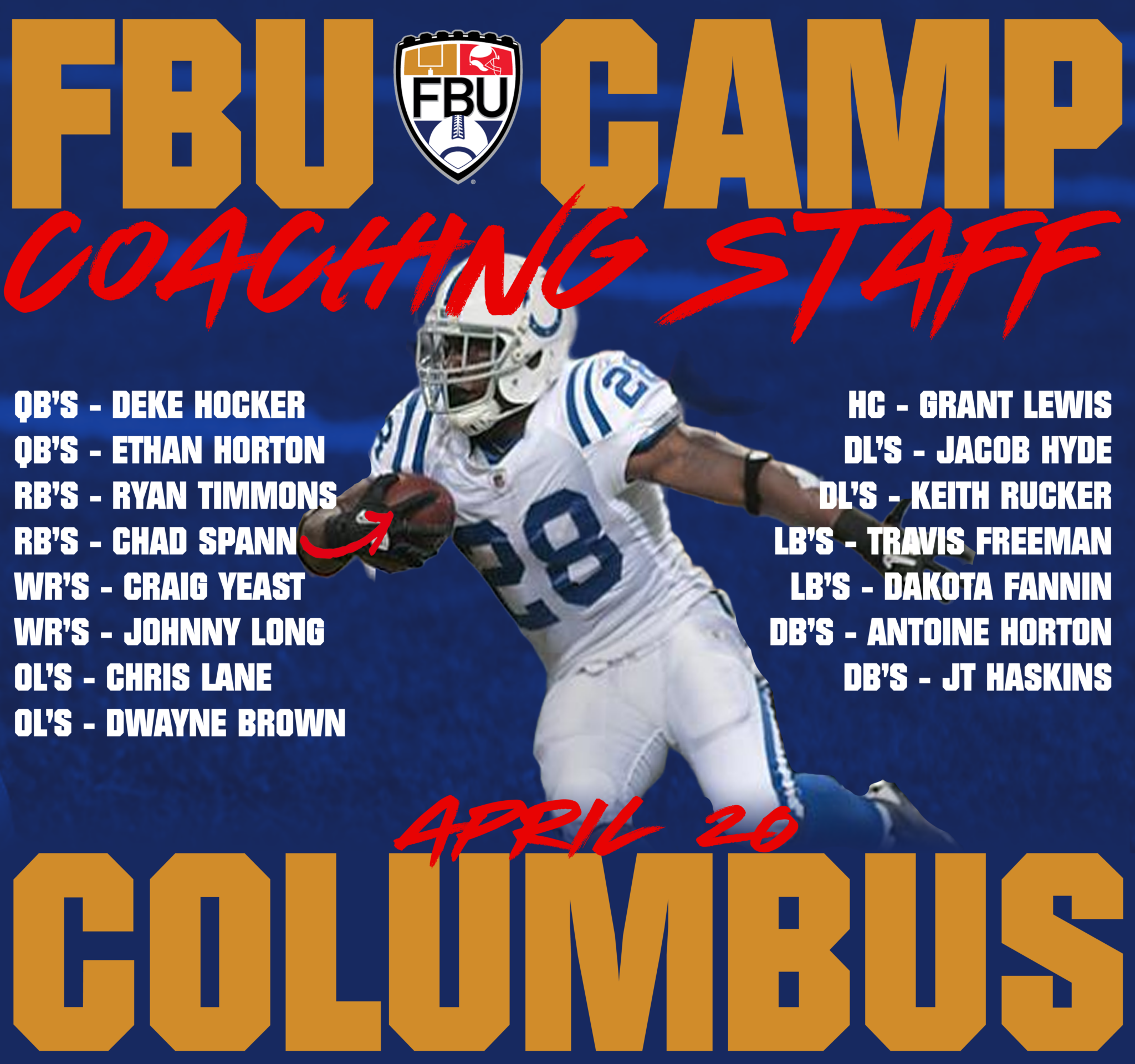 FBU Columbus Camp April 20th, 2024 Get Better Here